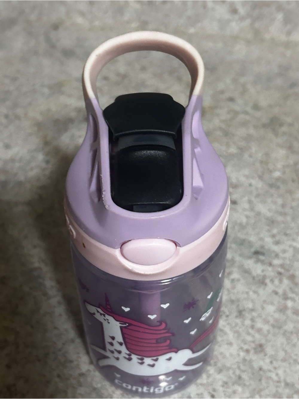 A kids water bottle
